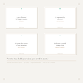 Softella Affirmation Cards — 12 Cards to Hold You